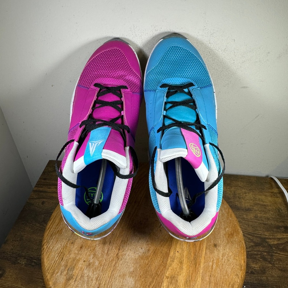 Nike Zoom Freak 1 EYBL Basketball Shoes Men's Size 12 Blue Pink FN5182-900 - Picture 4 of 8